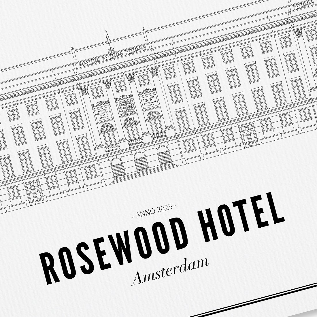 Affiches de Amsterdam - Rosewood Hotel | WIJCK.